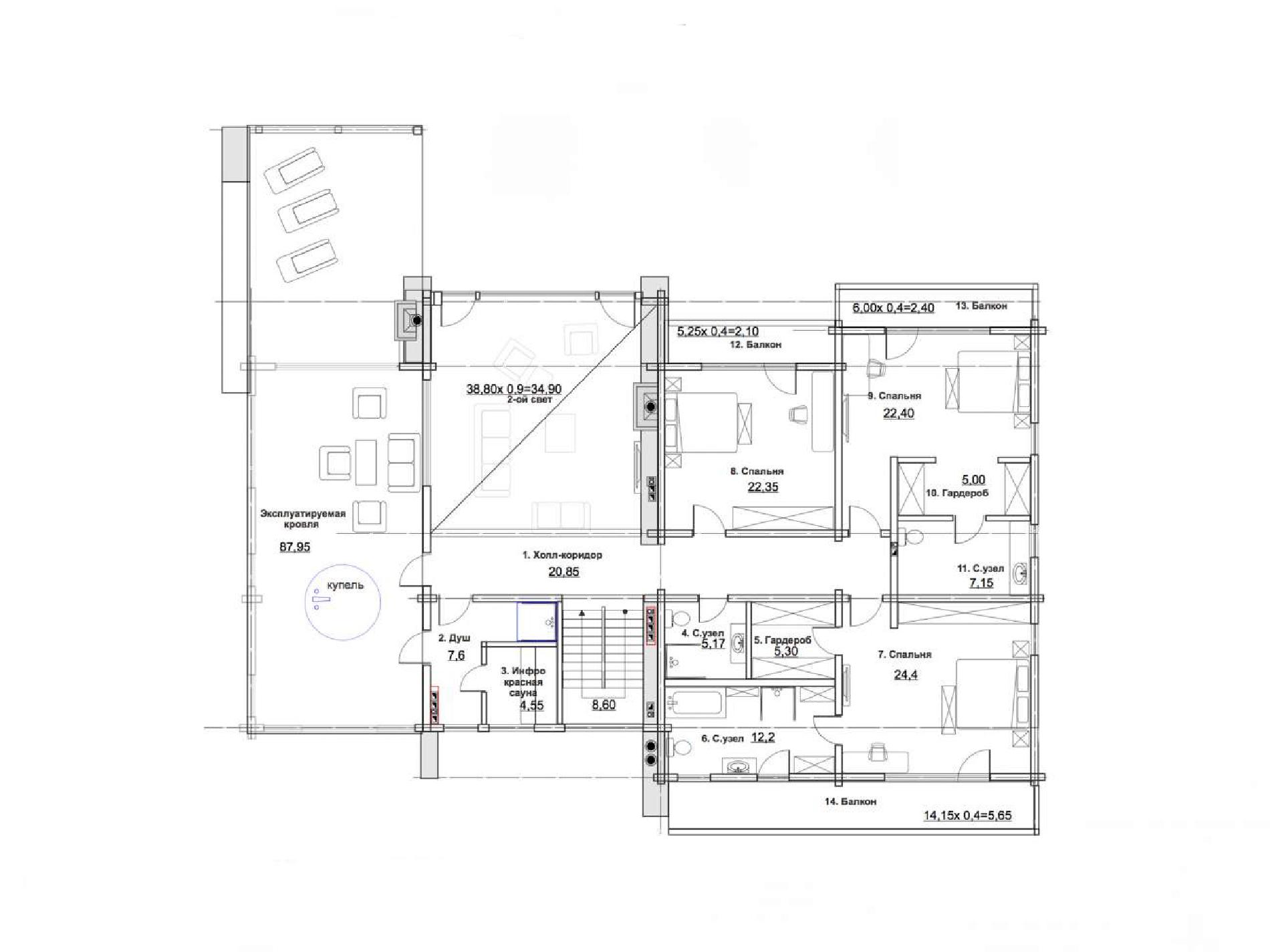 Планировка проекта дома №rh-582 rh-582 (1)p.jpg